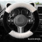 📢📢50 % OFF !!⏰⏰ Universal Non-slip Soft Cute Cat Ears Plush Steering Wheel Cover🐼😽