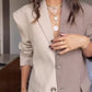 Women's Two-tone Loose Fit Suit