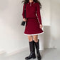 🌸Two-piece knitted jumper and short skirt for women💖👗