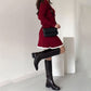 🌸Two-piece knitted jumper and short skirt for women💖👗