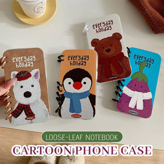 Cartoon Notebook Case for iPhone