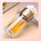 49%OFF🔥Premium Double Wall Tea & Water Separation Glass Bottle