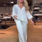 Women's Solid Knitted Button-Down Open Front Sweater