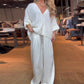 Women's Solid Knitted Button-Down Open Front Sweater