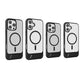 Metallic Finish Magnetic Phone Case with Invisible Kickstand for iPhone 16-13series