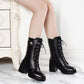Women's Lace-Up Fashion Boots