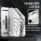 Precision 45° Pipe Insulation Cutter for 20-90mm