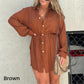 🎅Christmas Specials 49% OFF🎁🎄Women's Solid Color Long Sleeve Shirt Suit