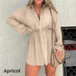 🎅Christmas Specials 49% OFF🎁🎄Women's Solid Color Long Sleeve Shirt Suit