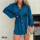 🎅Christmas Specials 49% OFF🎁🎄Women's Solid Color Long Sleeve Shirt Suit