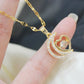 🌙Hot sale 49% off🌙Elegant Heart and Crescent Shape Necklace✨️