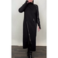 ✨Fashionable solid color maxi dress for women with three zippers