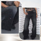 ✨Straight jeans with glitter and urban style for women🛒Free delivery