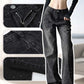 ✨Straight jeans with glitter and urban style for women🛒Free delivery