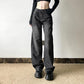 ✨Straight jeans with glitter and urban style for women🛒Free delivery