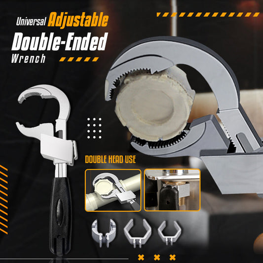 Double-headed adjustable universal key