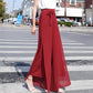 Women's Flowy Chiffon Wide Leg Pants
