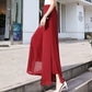 Women's Flowy Chiffon Wide Leg Pants