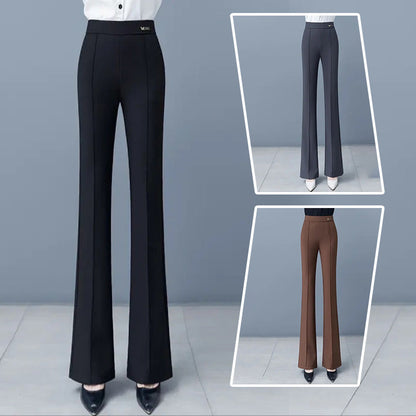 Women's High Waist Stretch Micro-Flare Casual Pants（49% OFF）