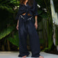 🔥2025 NEW SALES - 49% OFF🔥Women's Cotton-Linen Oversized Two-Piece Set