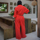 🔥2025 NEW SALES - 49% OFF🔥Women's Cotton-Linen Oversized Two-Piece Set