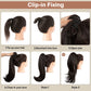 🫧🫧LAST DAY PROMOTION - 49%OFF🫧Curly Wavy Frizzy Hair Extension with Ponytail