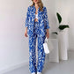 【🔥TODAY'S LOWEST PRICE】🌸 Chic Women's Zebra Print Shirt & Pants Set