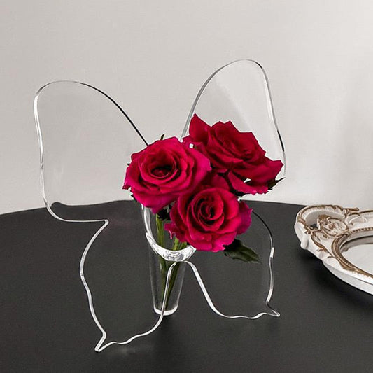 🔥Summer Hot Sale 50% OFF🦋Transparent Butterfly-Inspired Decorative Vase