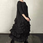 Oversized Ruffle Layered Flowy Dress