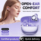 Lightweight Open Ear Clip Bluetooth Headphones（49% OFF）
