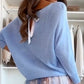 🔥50% OFF for a Limited Time🔥Blue Set Bow Back Top & Tulle Skirt