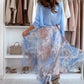 🔥50% OFF for a Limited Time🔥Blue Set Bow Back Top & Tulle Skirt
