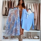 🔥50% OFF for a Limited Time🔥Blue Set Bow Back Top & Tulle Skirt