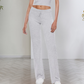 🎉2025 New Products Hot Sale✨Women's Casual Solid Color T-Shirt & Straight Leg Pants Set