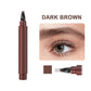 ✏️ Waterproof Eyebrow & Beard Pen – 4-in-1 Tips, Long-Lasting & Precise