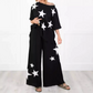 💥Hot Sales-49% OFF🌟Women's Star Patch Short Sleeve Casual Two-Piece Set