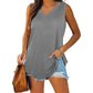 🔥Women's Sleeveless V-Neck Slimming Loose Fit Casual Tank Top T-Shirt