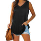 🔥Women's Sleeveless V-Neck Slimming Loose Fit Casual Tank Top T-Shirt