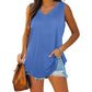 🔥Women's Sleeveless V-Neck Slimming Loose Fit Casual Tank Top T-Shirt