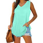 🔥Women's Sleeveless V-Neck Slimming Loose Fit Casual Tank Top T-Shirt