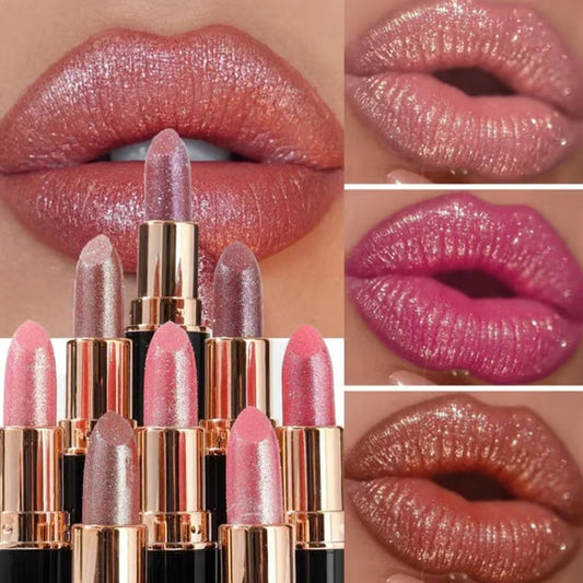 💋Waterproof & Moisturizing Glitter Lipstick