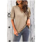 🔥Summer New Products👚Women's V-Neck Casual Puff Short Sleeve Top Elegant T-Shirt