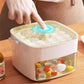 ⛱️SUMMER DAY - ONLY￡13.99!!⚡50K+ SOLD🧊2 Tier Convenient Push-In Ice Cube Mold with Tray Case