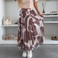 💜PROMOTION - 50%OFF💜Trendy Print Elastic Waistband Flowy Maxi Skirt