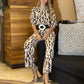 Women's Fashion Printed Top and Pants 2-Piece Set