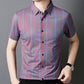 ✨LAST DAY SALE 50% OFF✨Men's Cooling Plaid Short Sleeve Button-Down Shirt