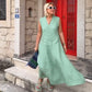 💖👗Limited Sale 50% OFF🌹Women's V-Neck Sleeveless Midi Dress