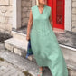💖👗Limited Sale 50% OFF🌹Women's V-Neck Sleeveless Midi Dress