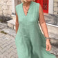 💖👗Limited Sale 50% OFF🌹Women's V-Neck Sleeveless Midi Dress