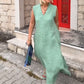 💖👗Limited Sale 50% OFF🌹Women's V-Neck Sleeveless Midi Dress